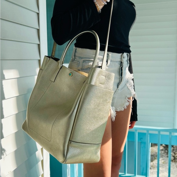 Authentic TIFFANY & Co Large Leather Tote Bag - Picture 10 of 12